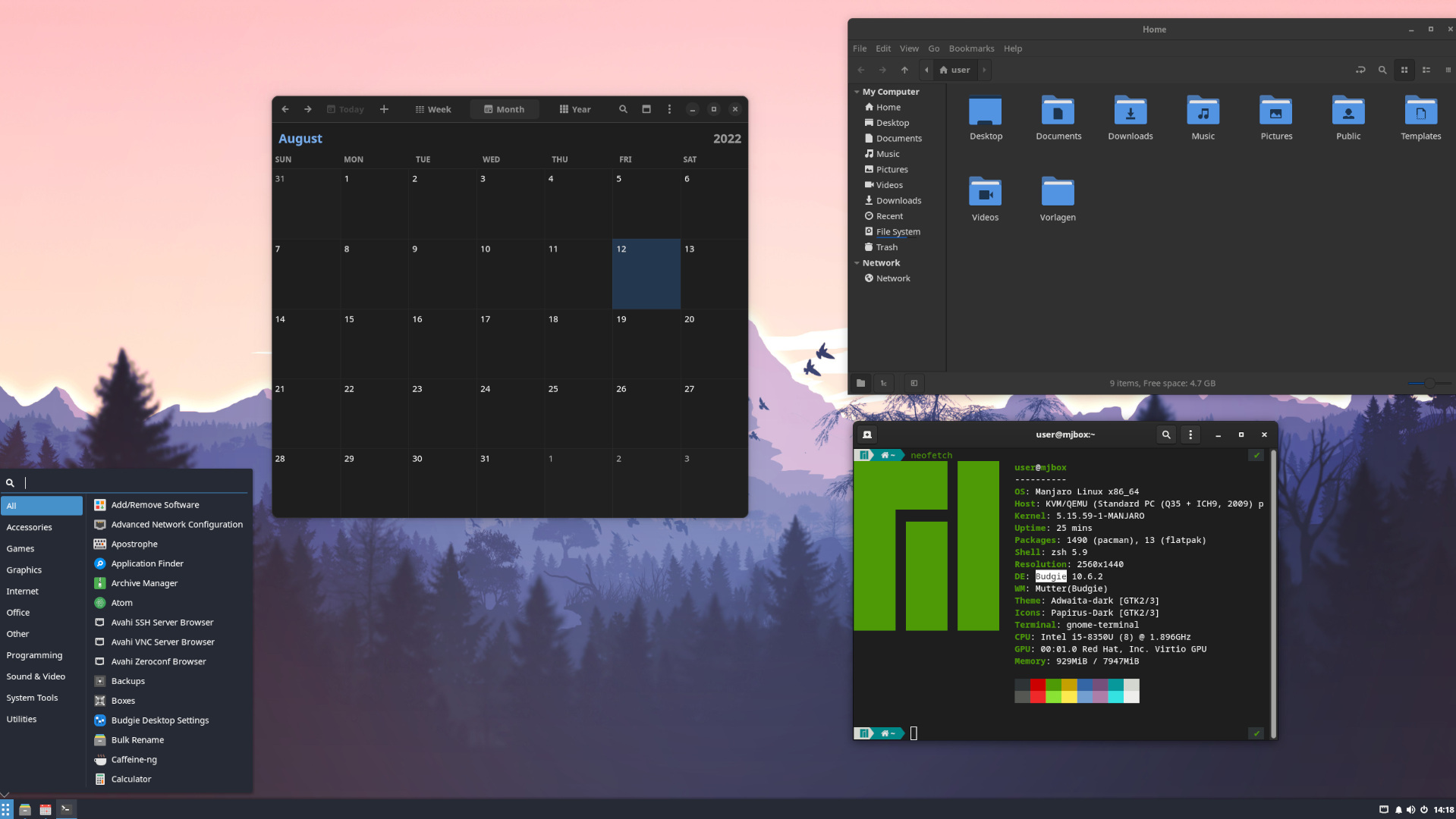 Budgie Desktop Environment