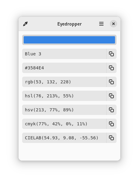 EyeDropper 2 Linux Color Picker