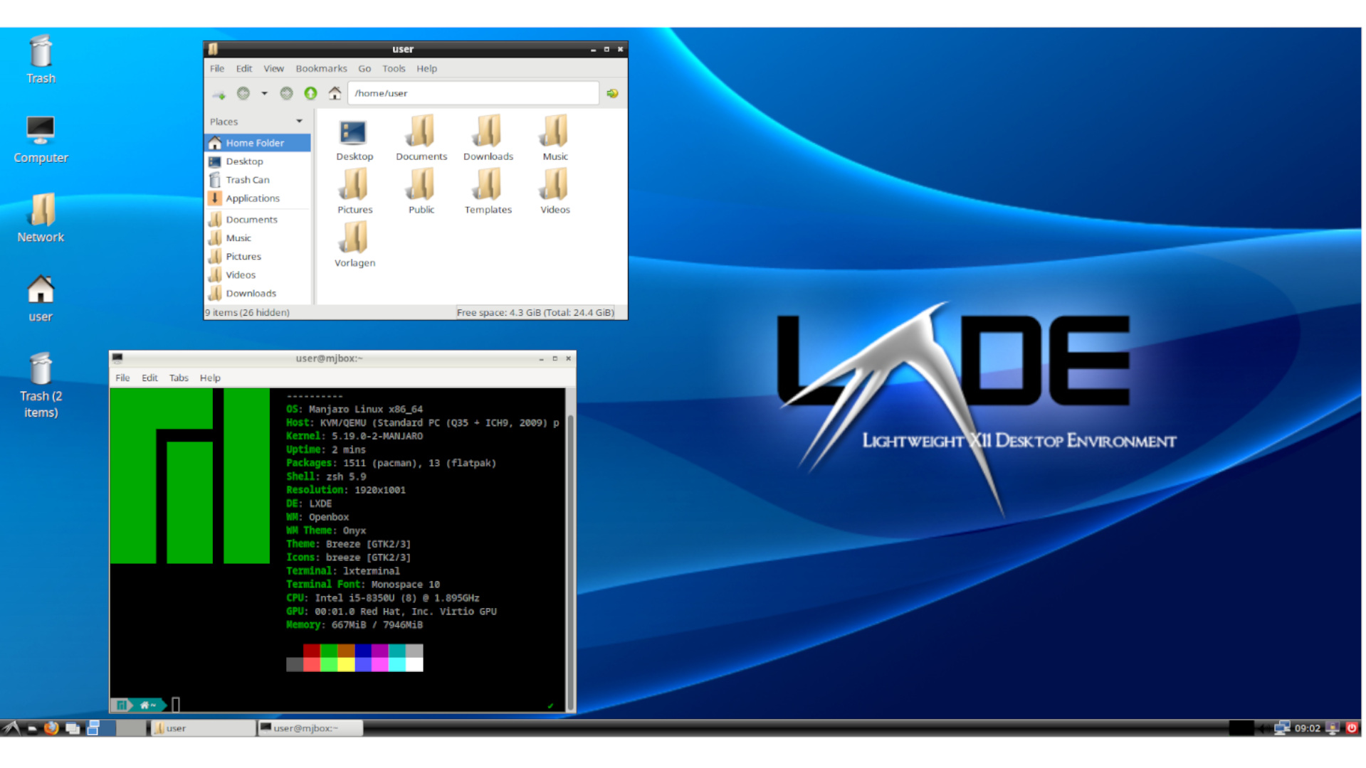 LXDE Desktop Environment