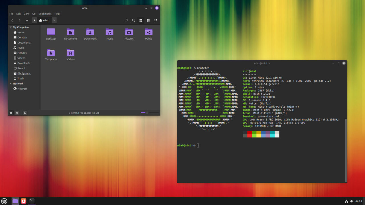 Linux Mint Desktop