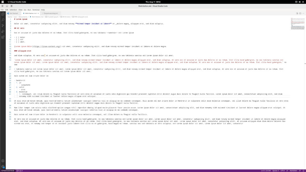 Der beste Markdown Editor für Linux - Linux Content