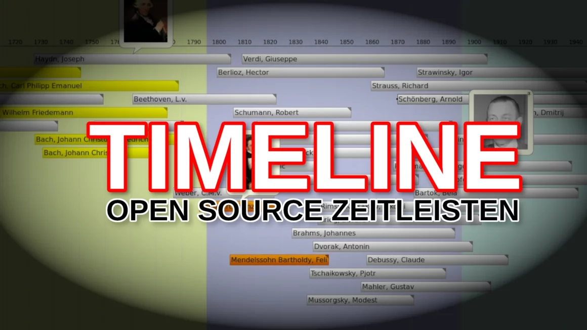 TimeLine: Ein Bild sagt mehr als 1000 Worte – Zeitleisten mit Open Source Software